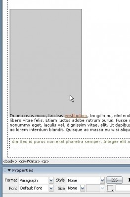 Dreamweaver iFramelerin DW içerisinde görünüşü