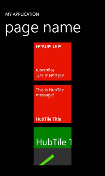 Windows Phone Hub Tile Kullanımı
