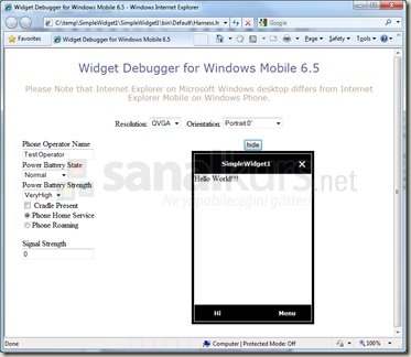 Windows Mobile 6.5 SDK İncelemesi