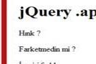 jQuery Öznitelikler [.attr() .css() .addClass()]